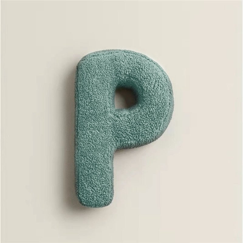 Soft Plush Letter Pillow for Kids - Customizable Decorative Cushion