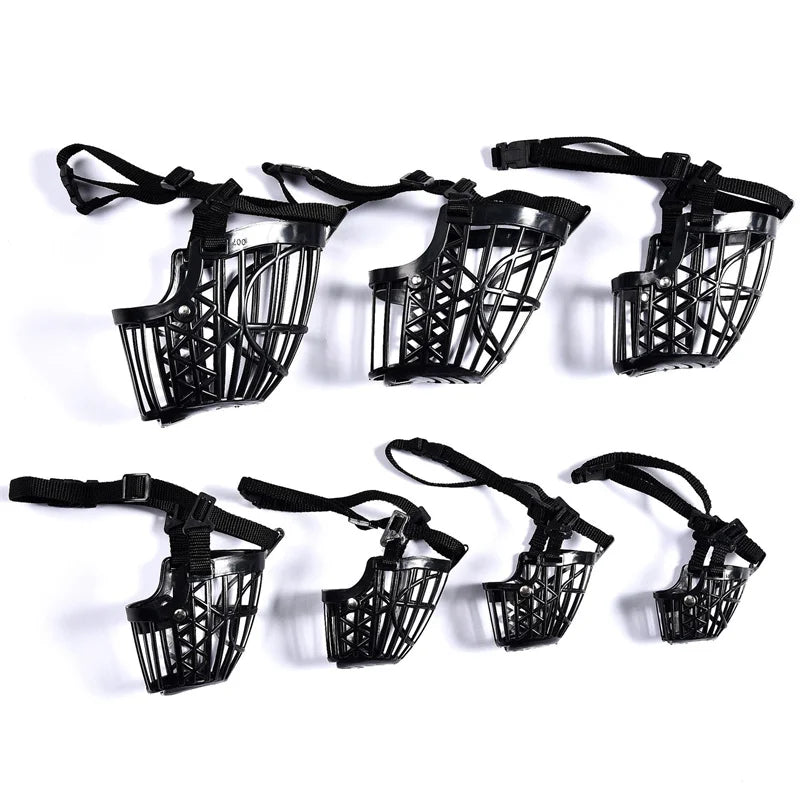 Breathable Adjustable Dog Muzzle for Comfortable Fit