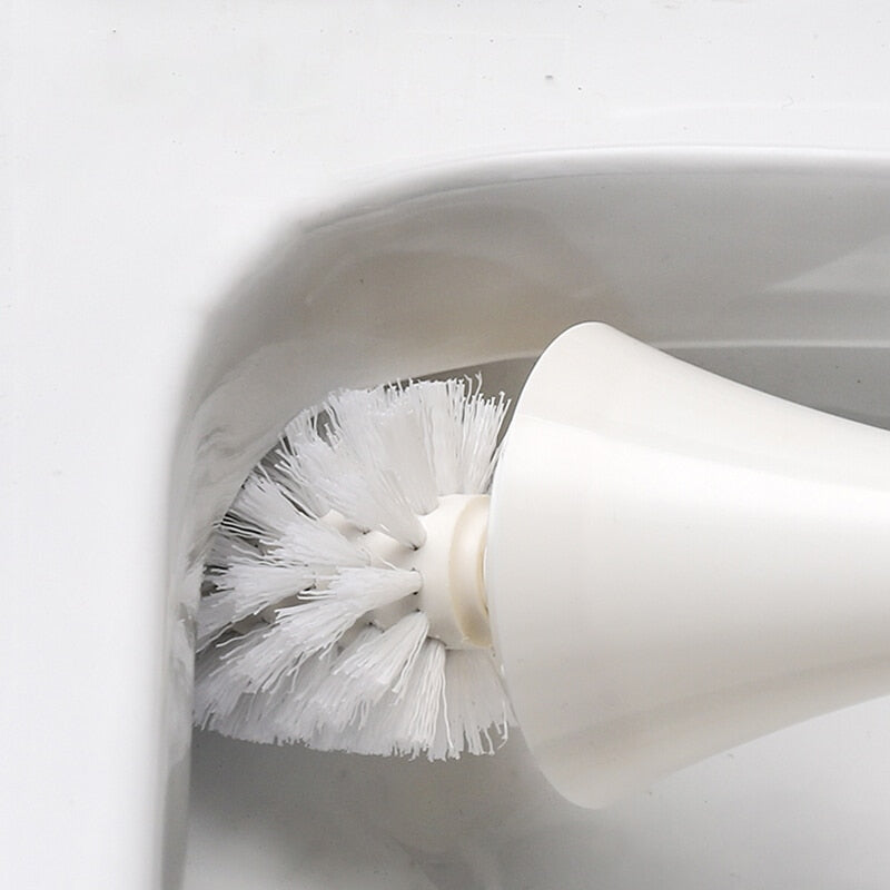 Elegant Hygienic Toilet Brush with Spill-Proof Design