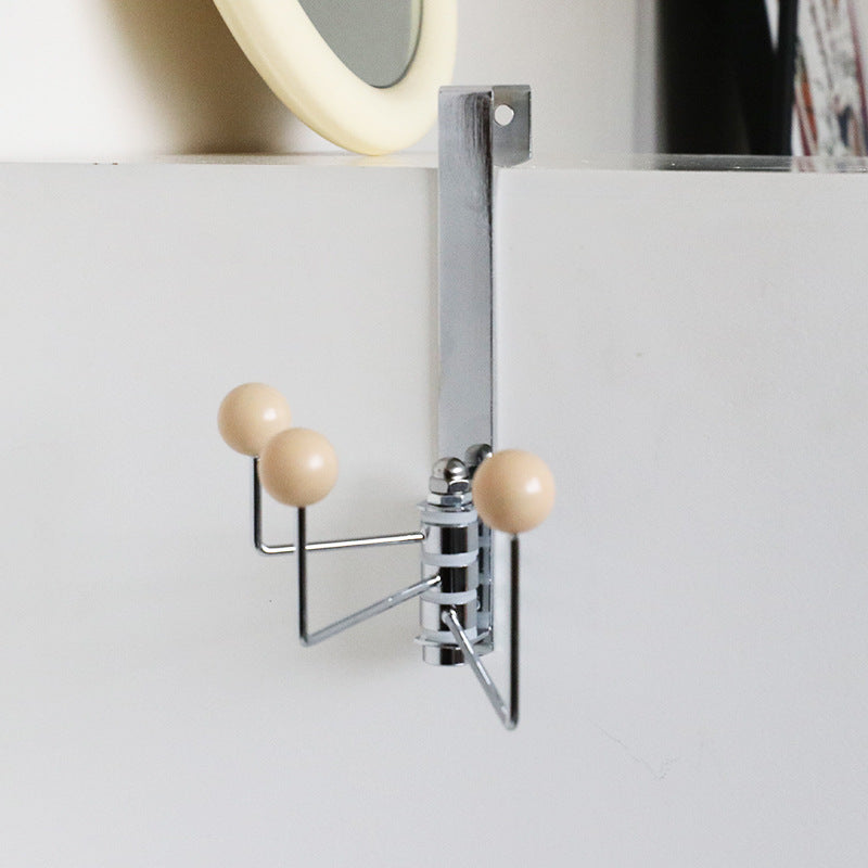 Eames Style Dot Wall Hooks - Chrome Finish Metal and Plastic