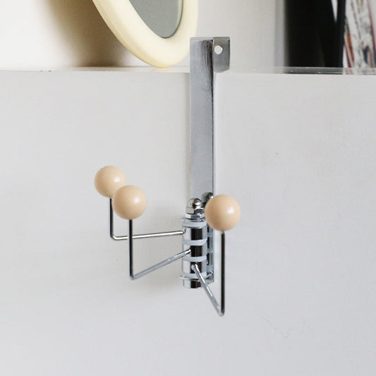 Eames Style Dot Wall Hooks - Chrome Finish Metal and Plastic