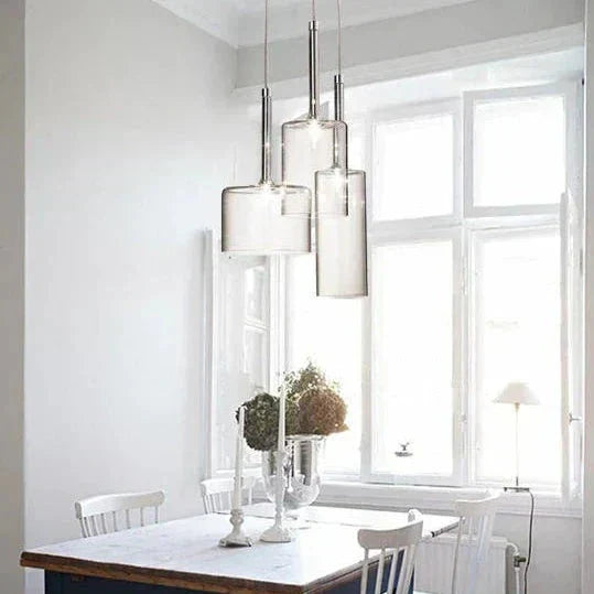 Glass Pendant Light for Dining Table - Modern Chic Design