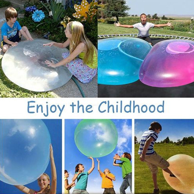 Large Inflatable Play Ball for Kids - Soft and Flexible Outdoor Fun