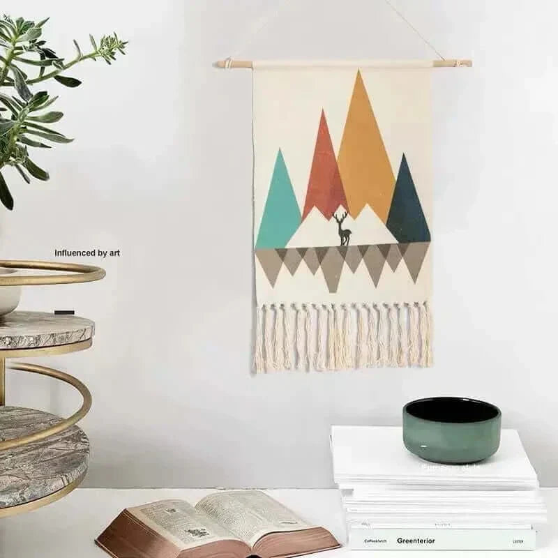 Boho Cotton Macrame Wall Hanging Rug