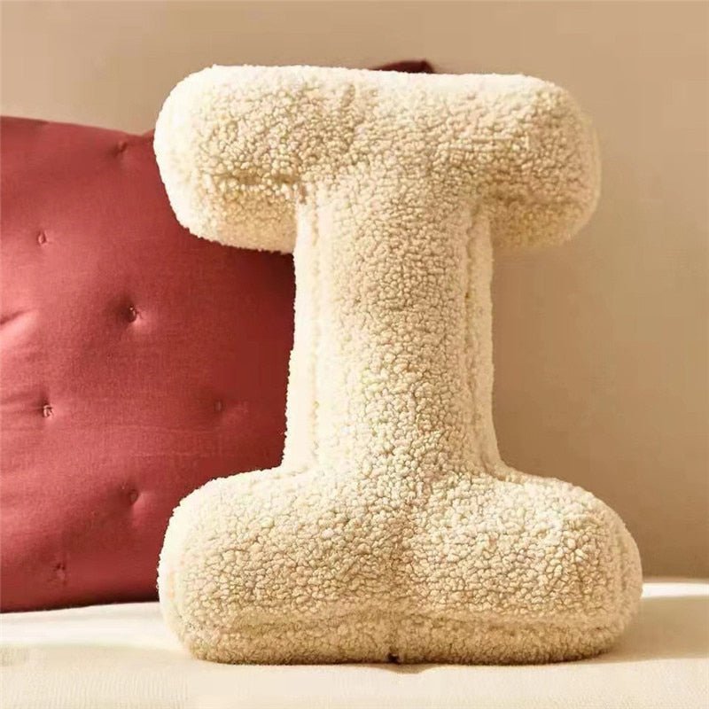 Soft Plush Letter Pillow for Kids - Customizable Decorative Cushion