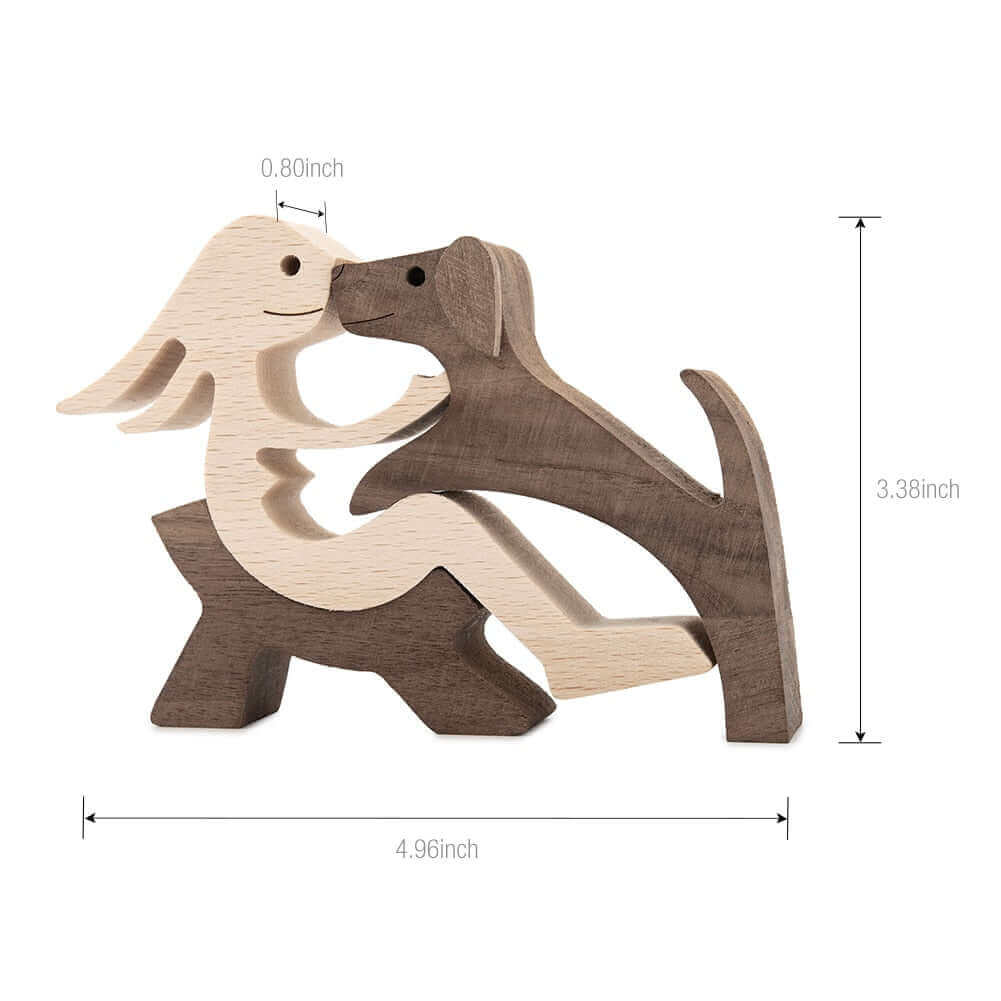 Danish Hand-Carved Wooden Animal Ornaments