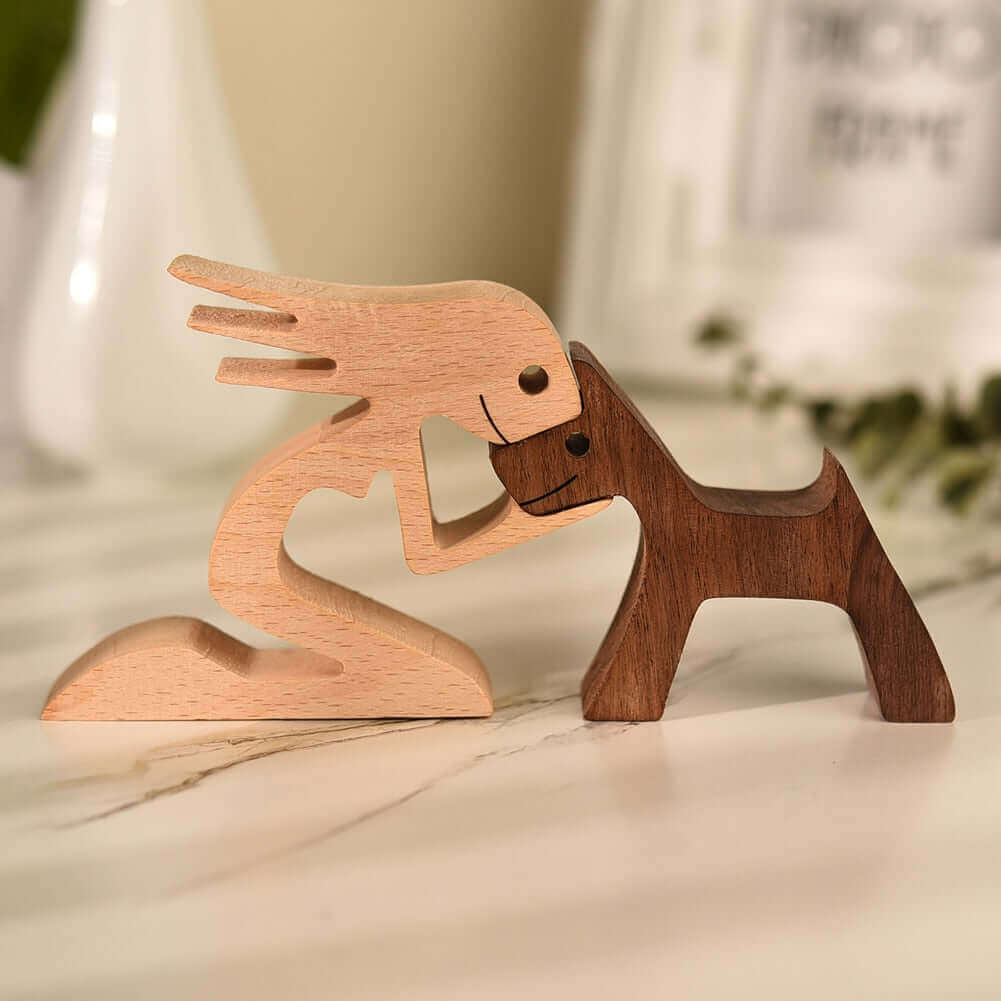 Danish Hand-Carved Wooden Animal Ornaments
