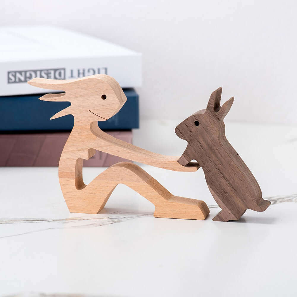 Danish Hand-Carved Wooden Animal Ornaments