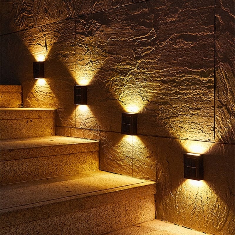 Solar-Powered Modern Patio Wall Light