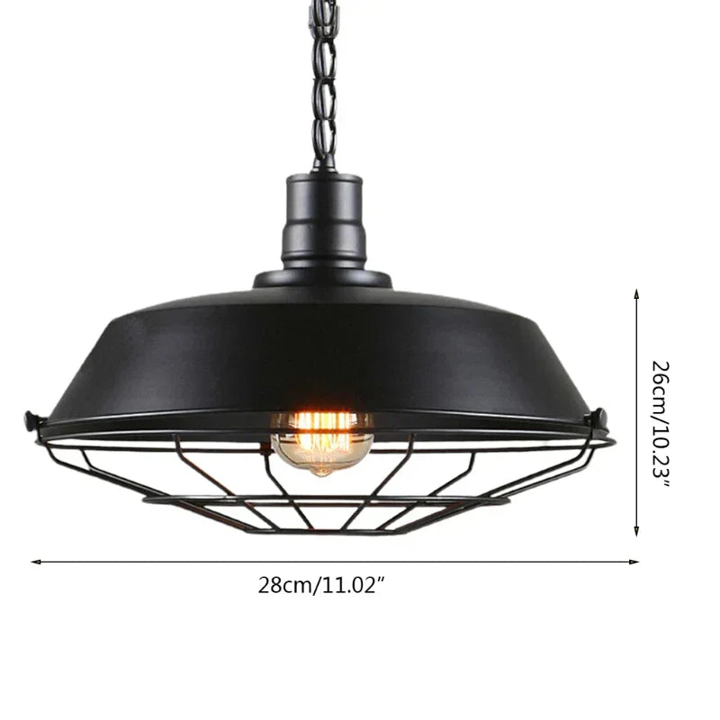 Industrial Vintage Iron Pendant Light Chandelier for Home and Commercial Use
