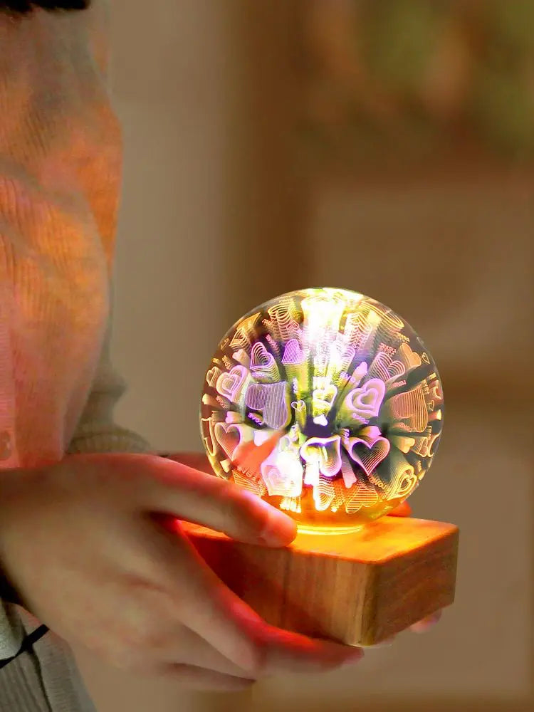 Colorful 3D Starry Sky Night Light USB Table Lamp