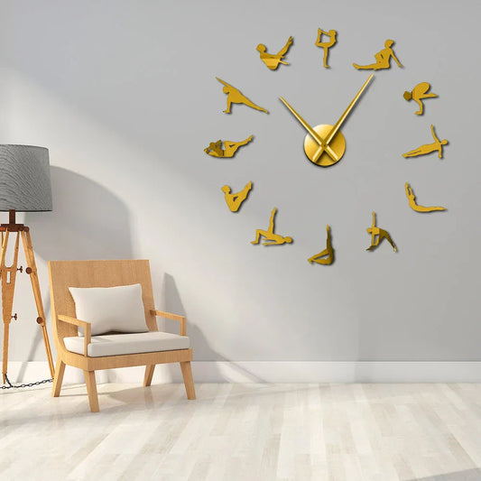DIY Pilates Wall Clock with Acrylic Hands