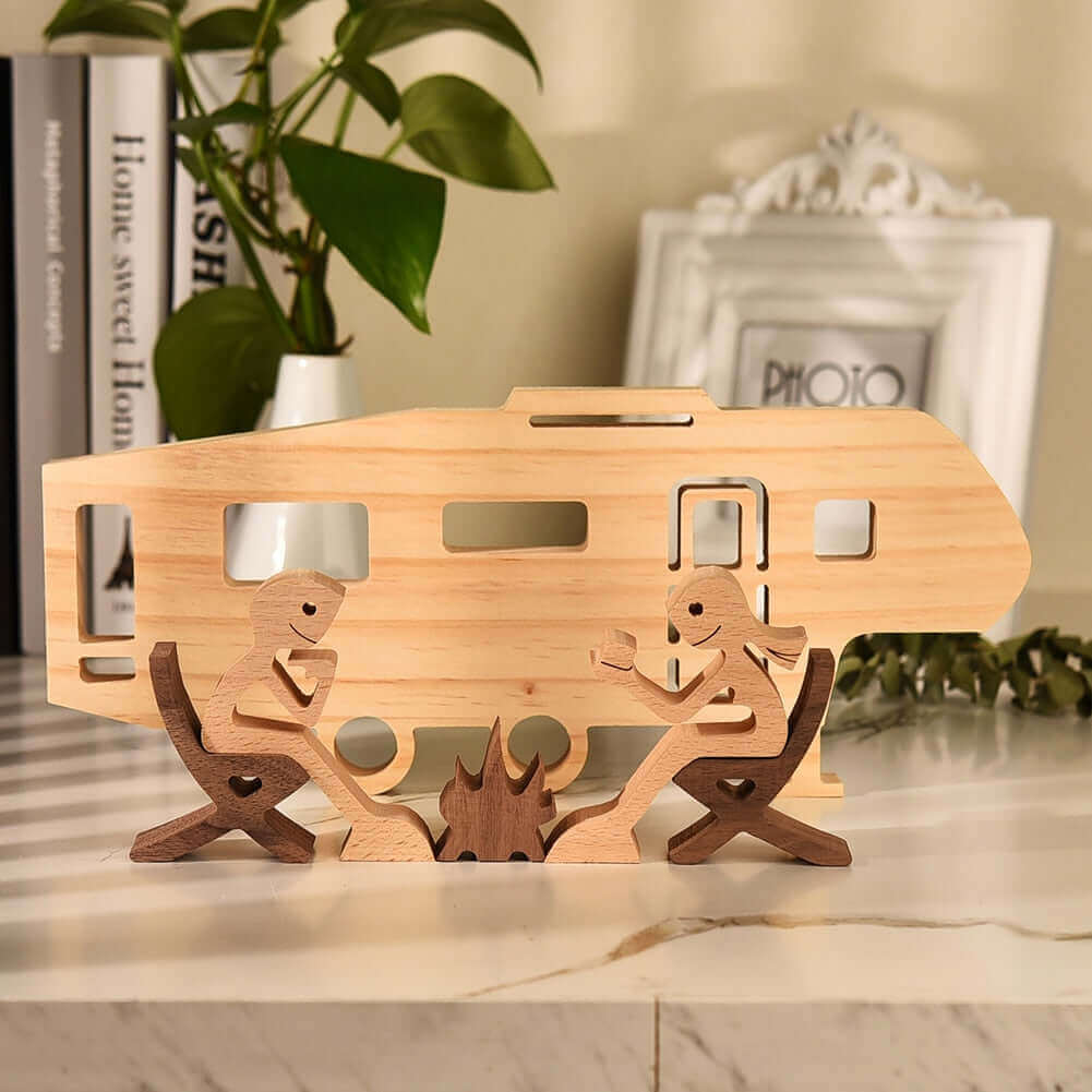 Danish Wooden Animal Ornaments - Hand-Carved Pet Decor