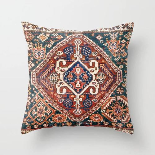 Moroccan Style Plush Cushion Cover 16x16 18x18 20x20 24x24 Inches