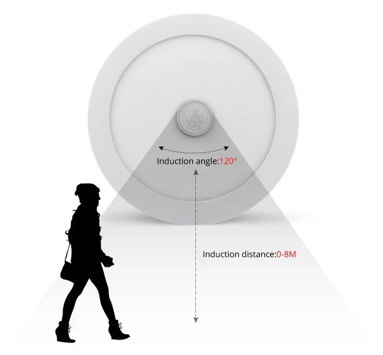 Motion Sensor LED Ceiling Lights - Aluminum Recessed Lighting