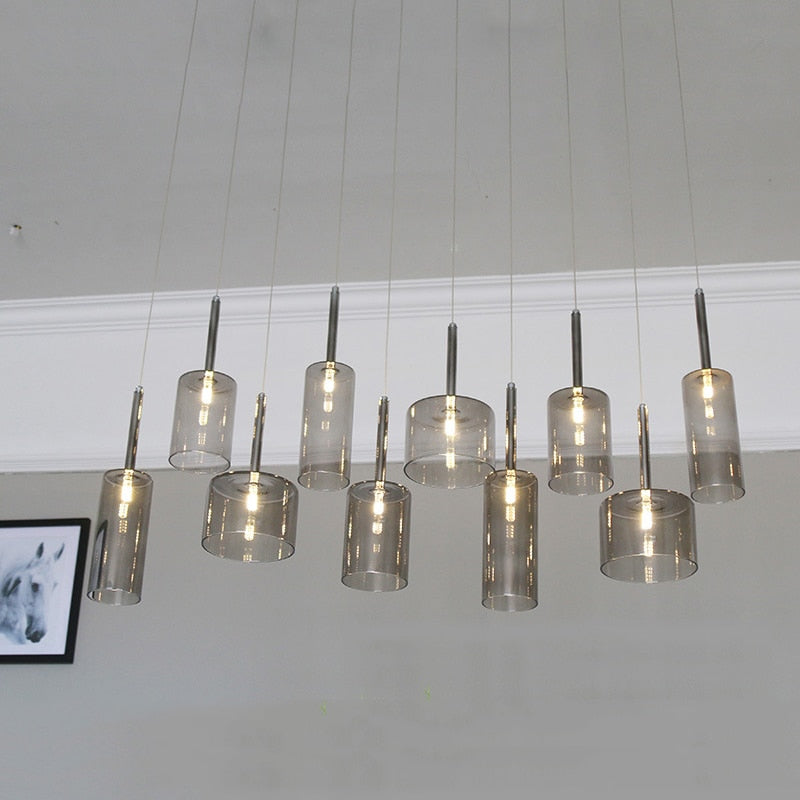 Glass Pendant Light for Dining Table - Modern Chic Design
