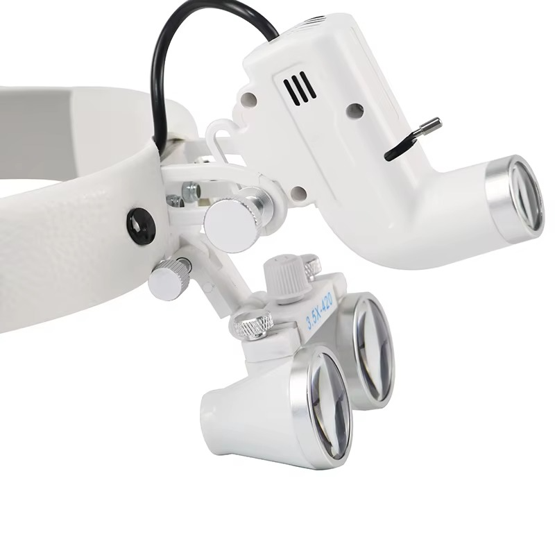 LED Headlamp with 5W Light and 3.5X Magnification Loupes