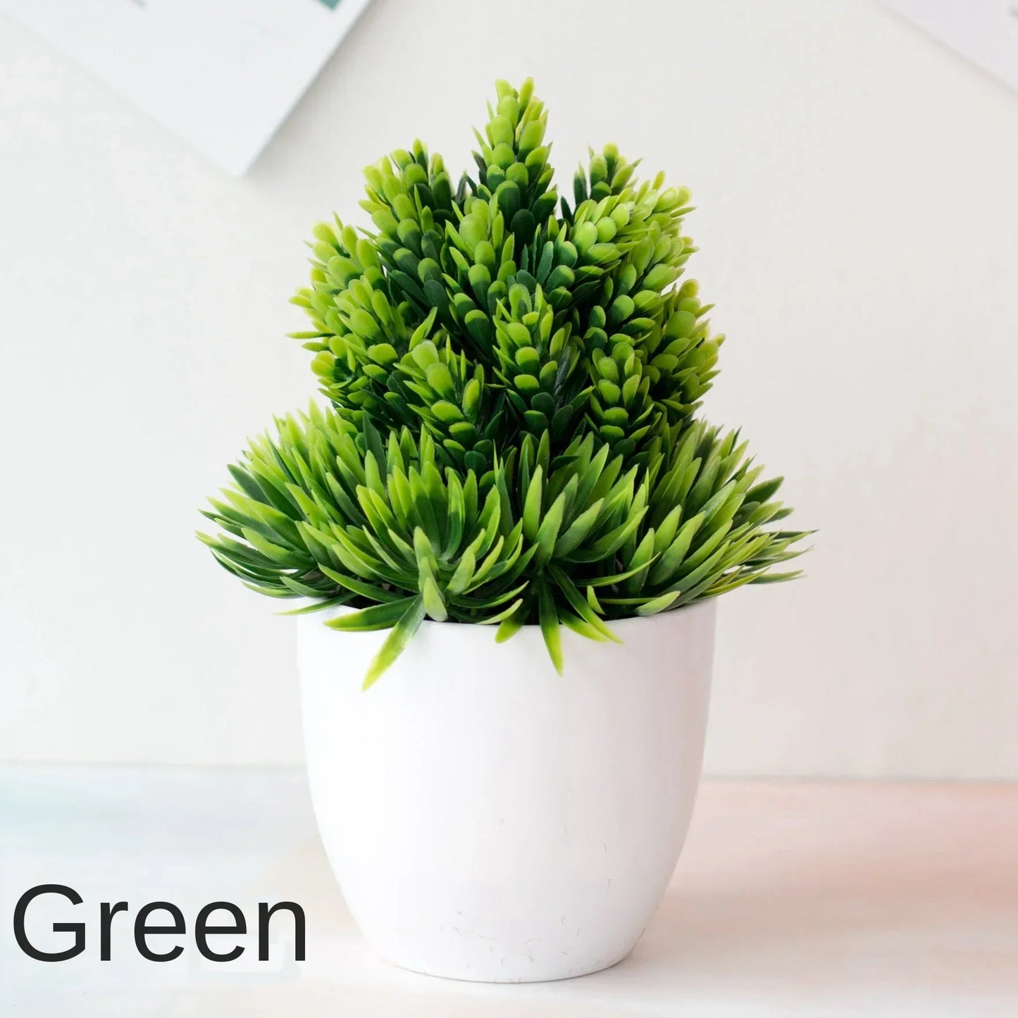 Mini Plastic Bonsai Tree for Desk Decor