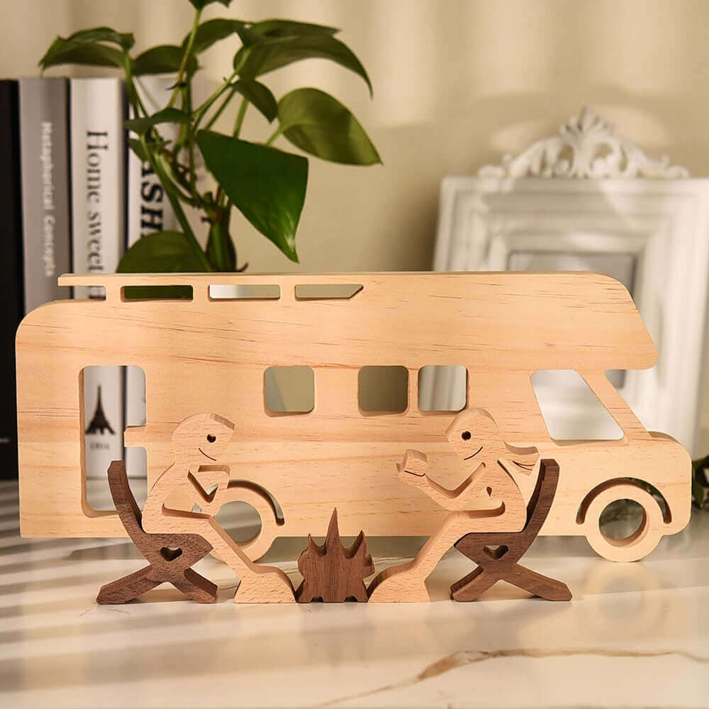 Danish Hand-Carved Wooden Animal Ornaments