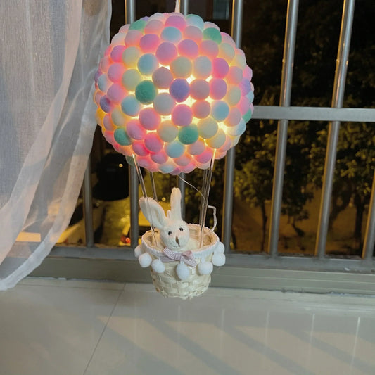 DIY Balloon-Shaped Night Light with Flying Animals