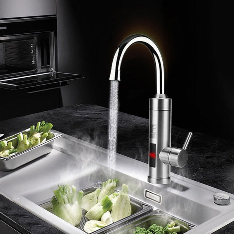 Electric Touchless Kitchen Faucet with Water Filter and Temperature Control