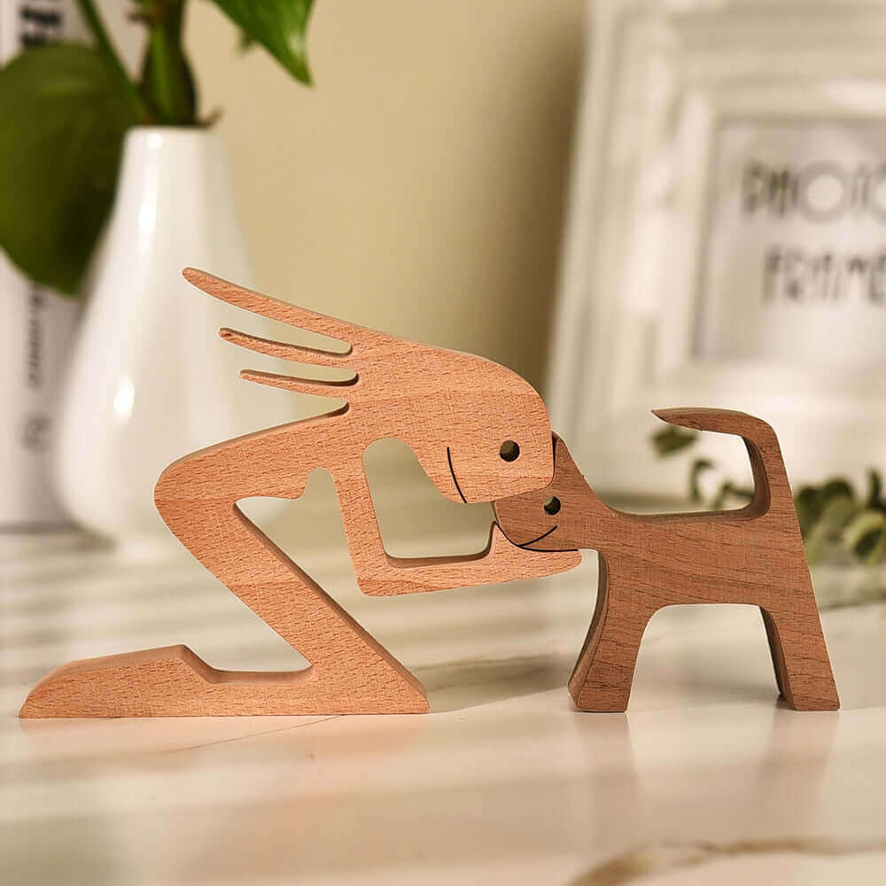 Danish Hand-Carved Wooden Animal Ornaments