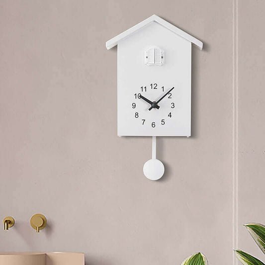 Modern Colorful Cuckoo Clock with Whimsical Bird Mechanism