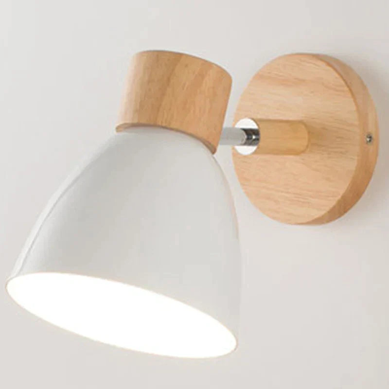 Natural Wood Wall Lamp for Cozy Ambiance