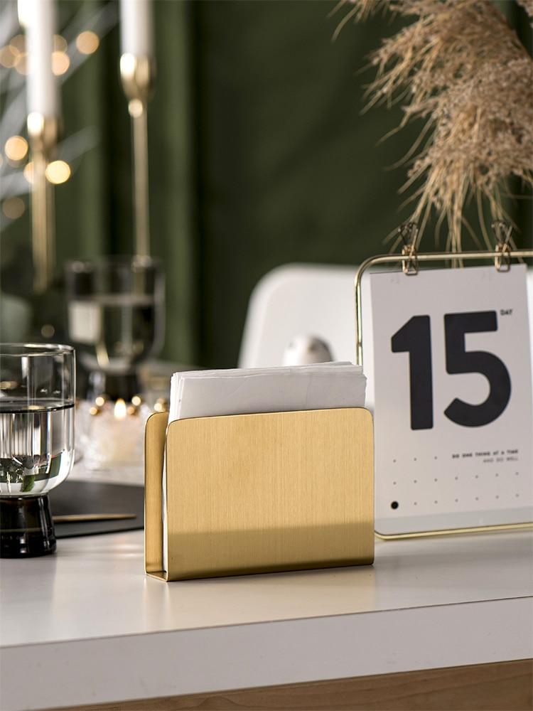 Stainless Steel Napkin Holder - Elegant Minimalist Design