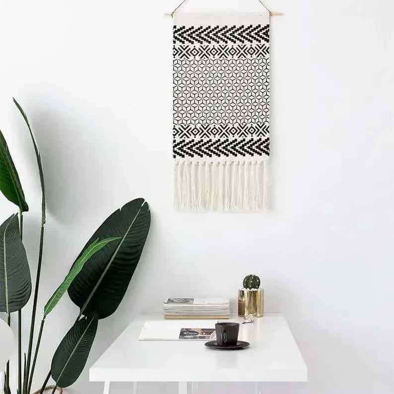 Boho Cotton Macrame Wall Hanging Rug
