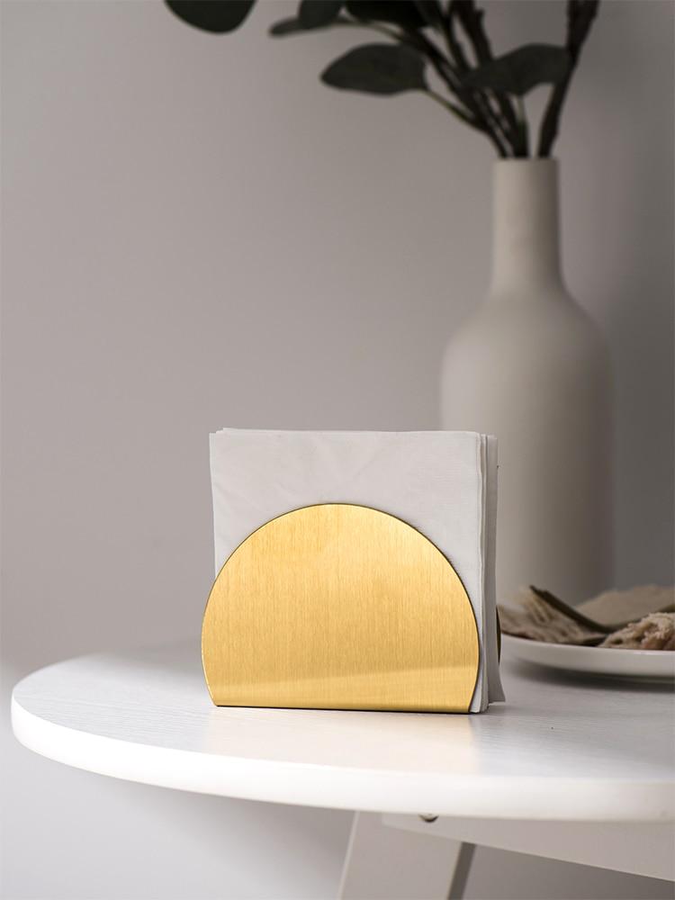 Stainless Steel Napkin Holder - Elegant Minimalist Design