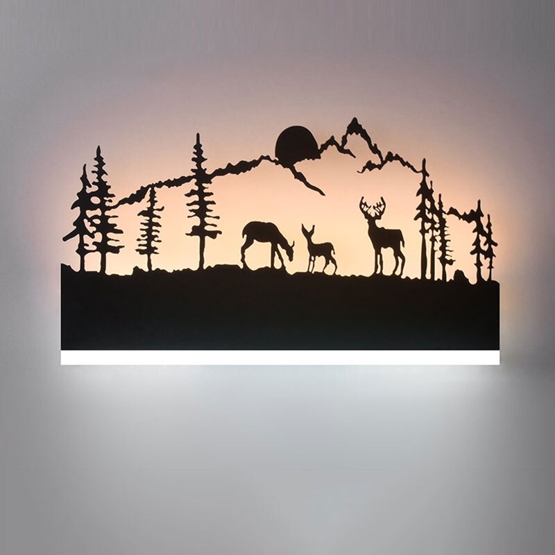 Elegant LED Wall Lamp - Versatile Metal Design