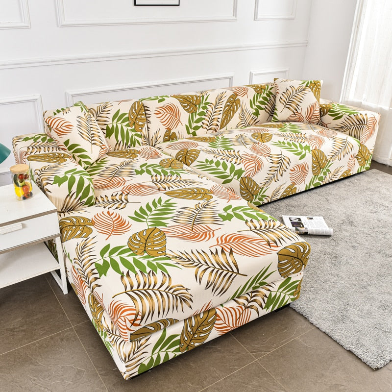 Modern Non-Slip Colorful Elastic Sofa Cover 35-118 Inch