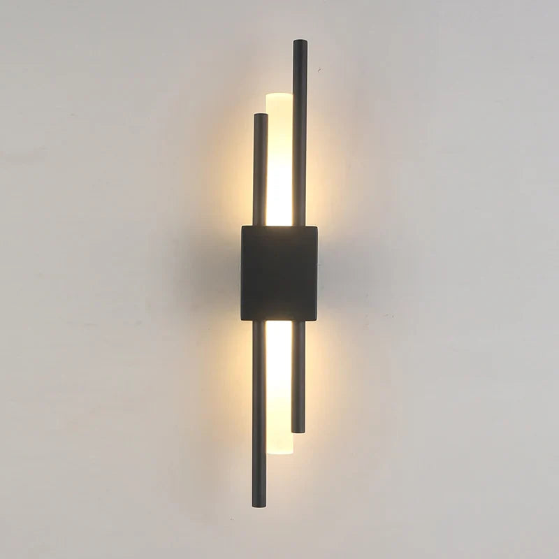 Dual-Headed Modern LED Wall Lamp with Adjustable Color Temperature