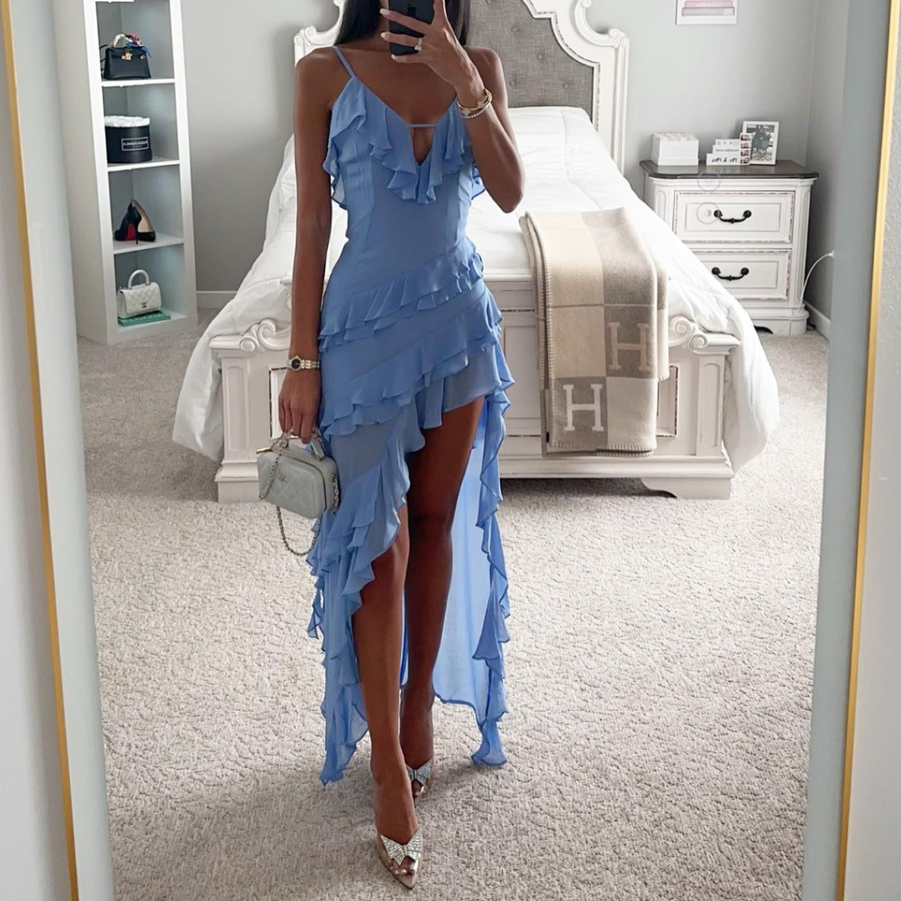 Lyra - Ethereal Ruffle Dress