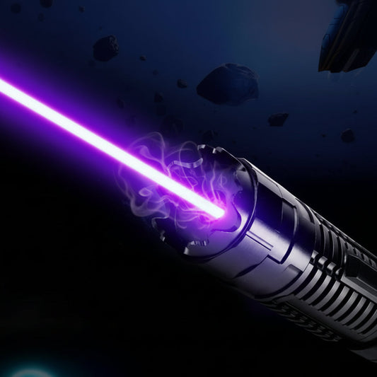 High-Power Blue Laser Tactical Flashlight Torch