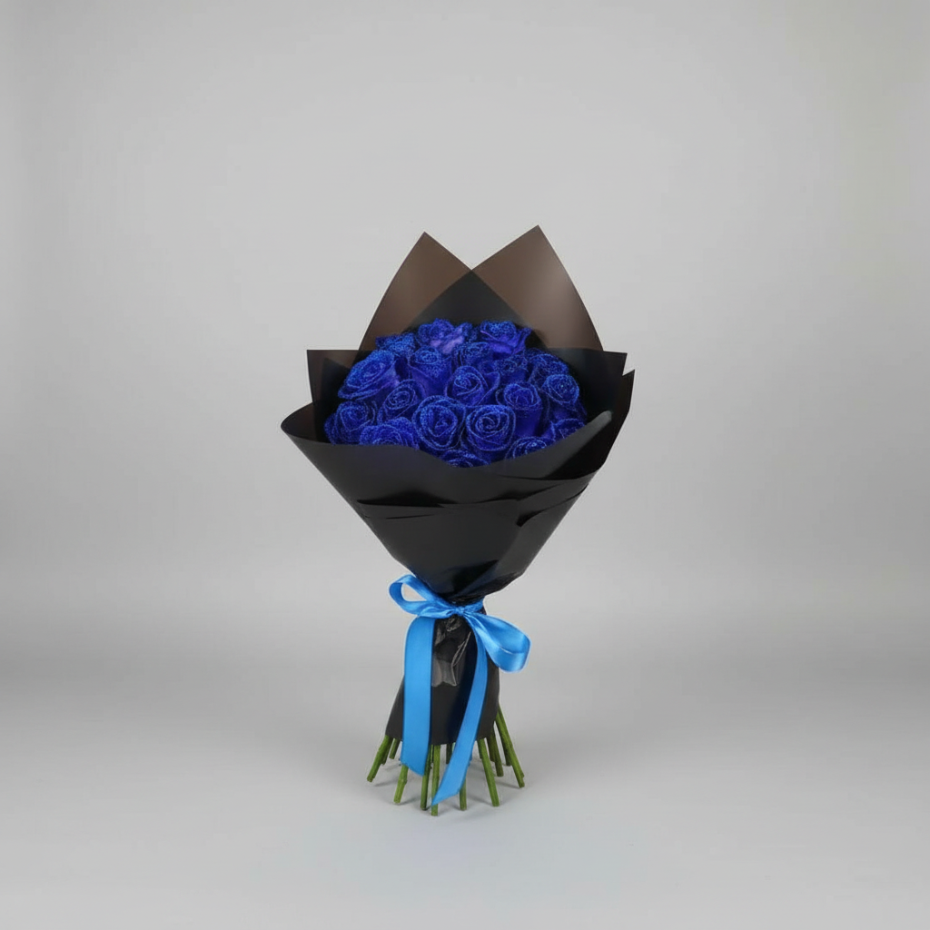 Handcrafted Glitter Rose - Timeless Symbol of Love