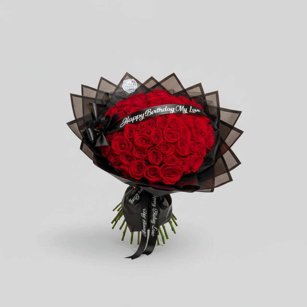 Handcrafted Glitter Rose - Timeless Symbol of Love