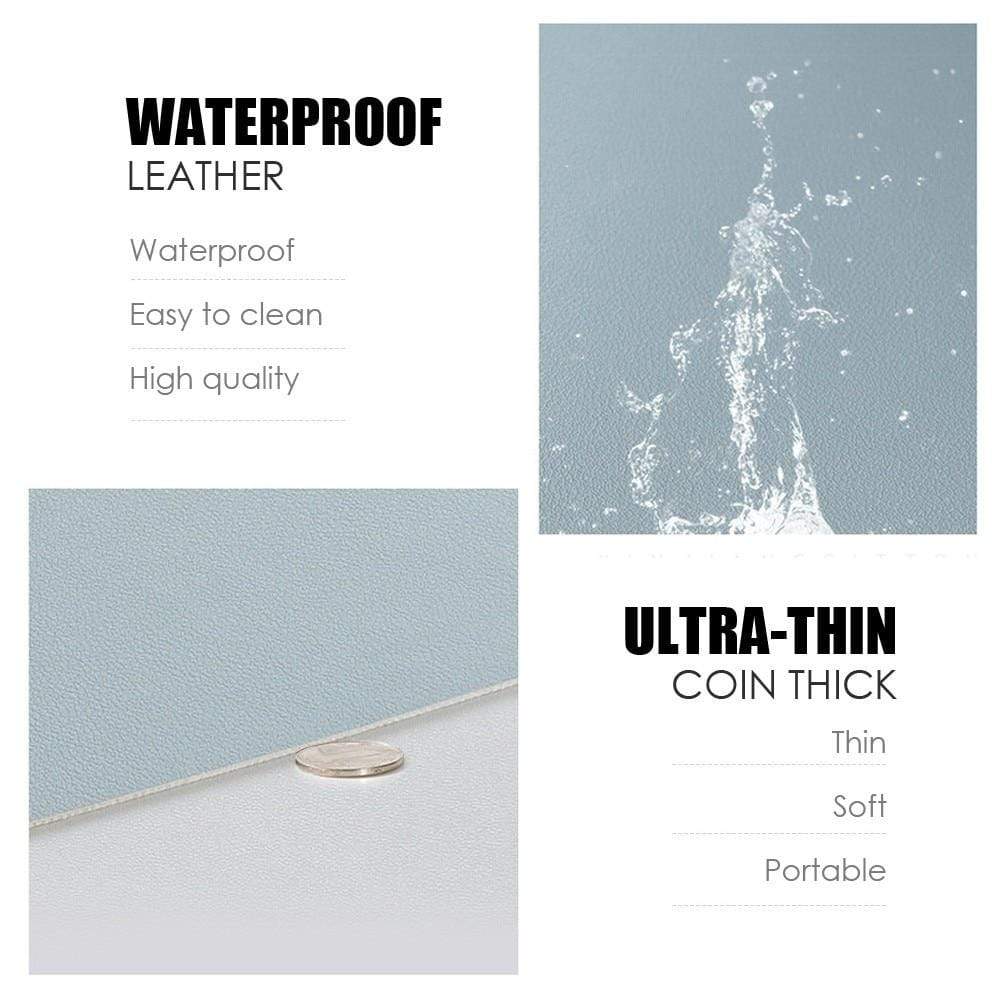 Vegan Leather Reversible Desk Pad