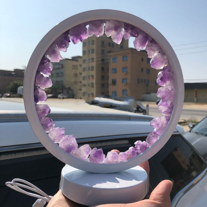 Healing Crystal LED Night Light with USB Charging