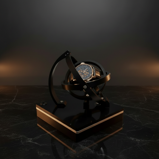 Silent Automatic Watch Winder with Luxurious Wooden Design