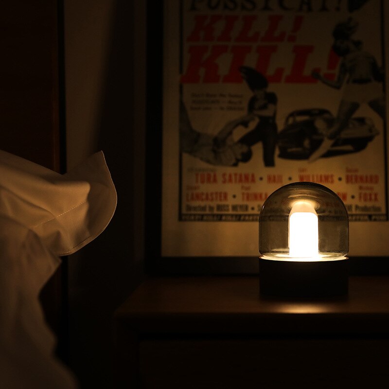 Rechargeable Vintage Mini Pastel Nightstand Lamp