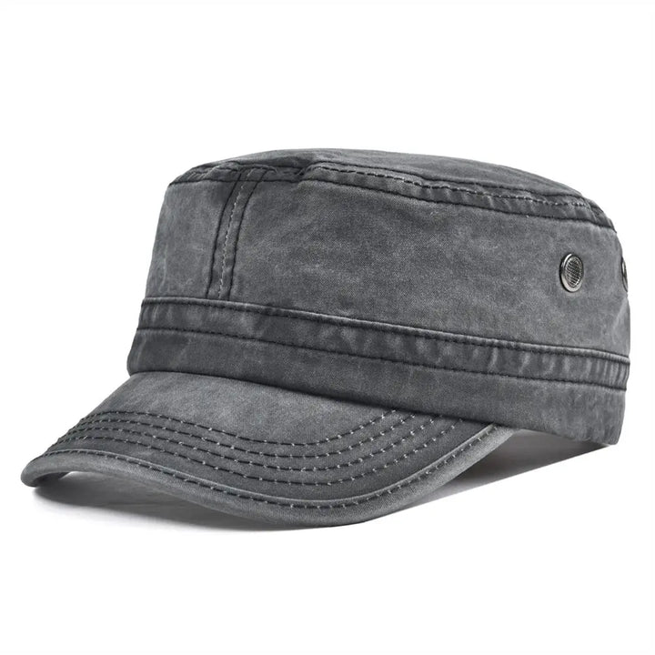 Derrick | Robust vintage cap (Charcoal Gray)