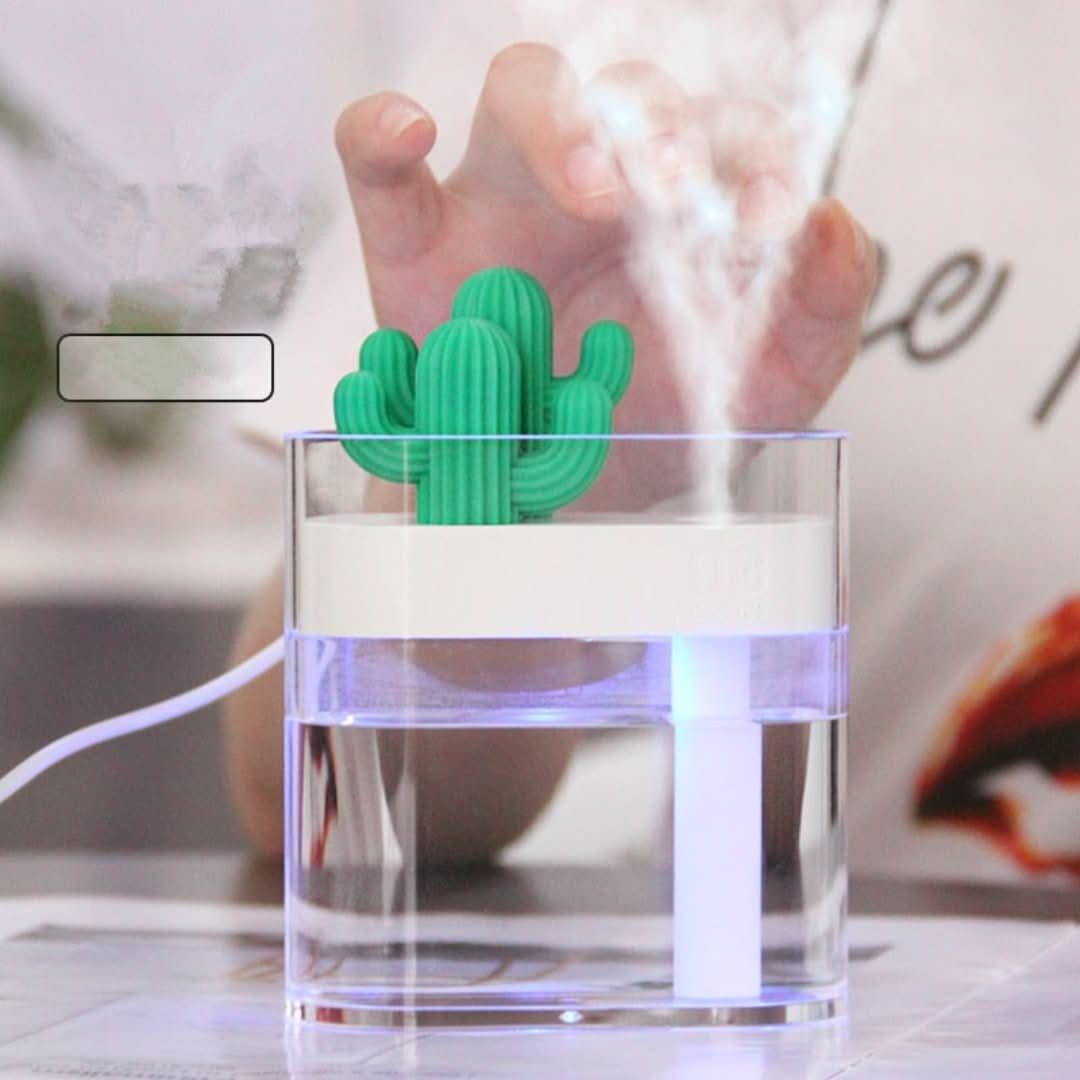 Ultrasound Cactus Air Humidifier with Timer