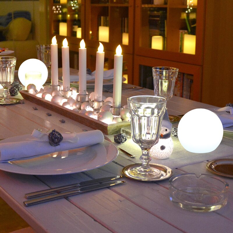 Rechargeable LED Moon Table Lamp with Remote Control