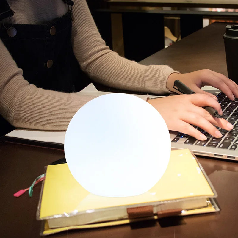 Rechargeable Globe Table Lamp with 16 Color Options