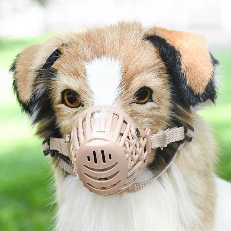 Breathable Adjustable Dog Muzzle for Comfortable Fit