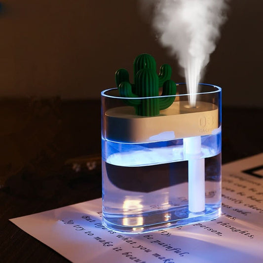 Ultrasound Cactus Air Humidifier with Timer