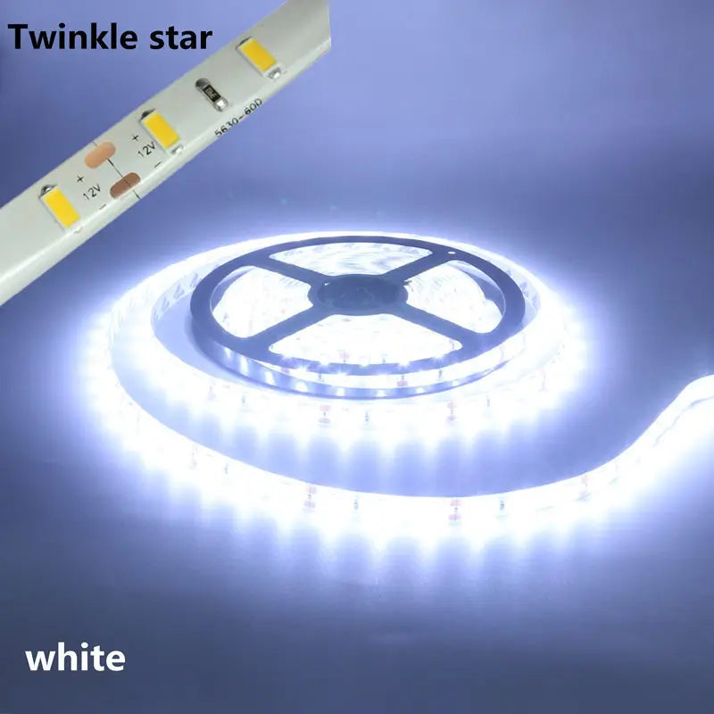 Waterproof 16.4ft LED Strip Light in Warm and Cool White