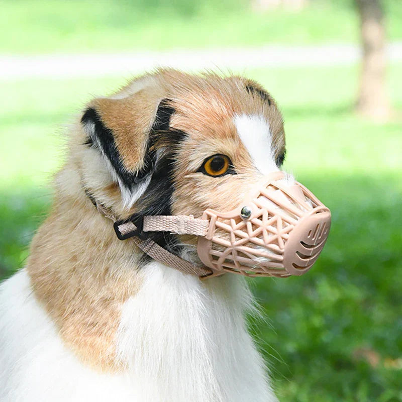 Breathable Adjustable Dog Muzzle for Comfortable Fit
